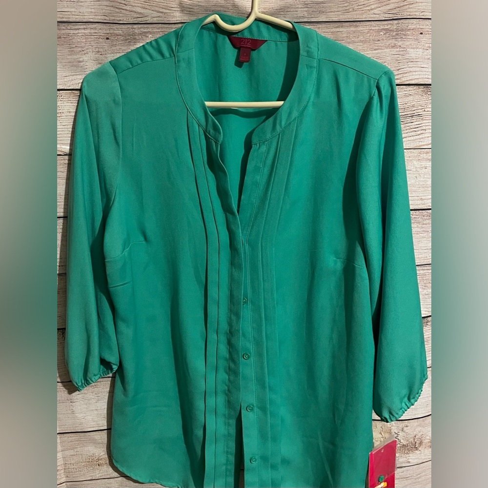 New green women’s blouse.large.